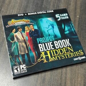 Project Blue Book Hidden Mysteries 5 Game Pack PC DVD Legacy Games